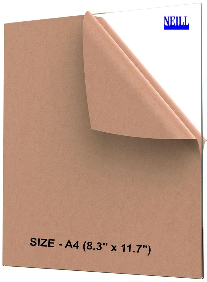 NEILL® High Gloss Acrylic Sheet 3mm transparent (Pack of 1pc) Size:- (3mm, A4 8.3" X 11.7"), clear - Image 1
